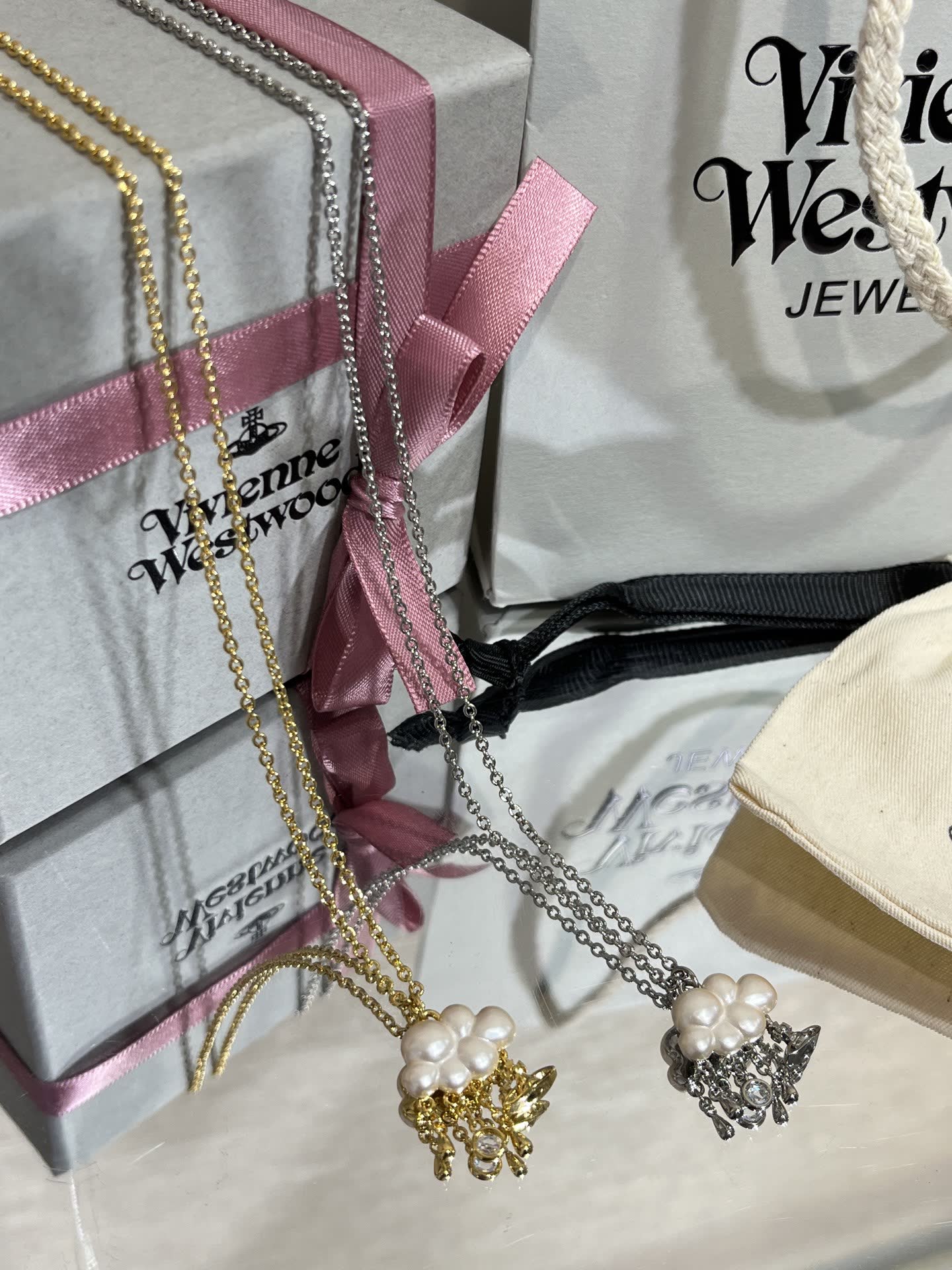 Vivienne Westwood Cloud Pearl Necklace